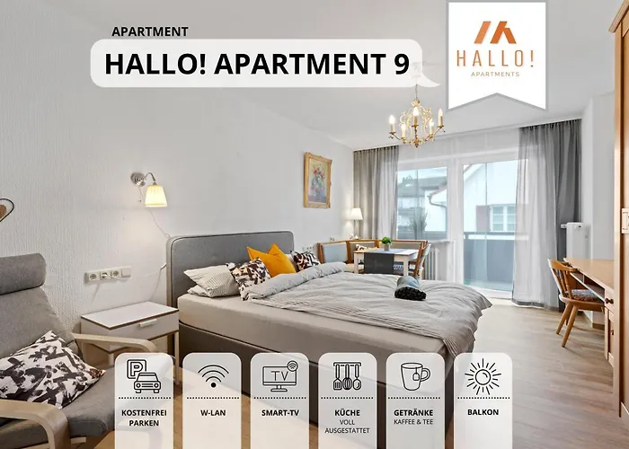 Apartment Hallo!-apartments - Ideal Fuer Geschaeftsreisende, Monteure Und Feriengaeste *