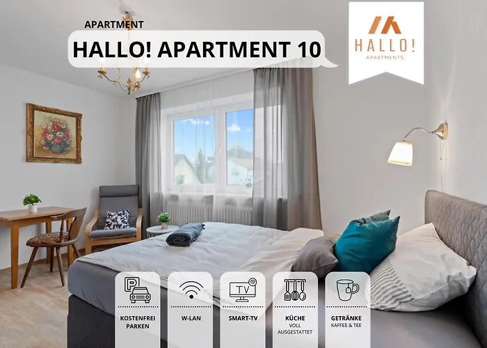 Hallo!-apartments - Ideal Fuer Geschaeftsreisende, Monteure Und Feriengaeste Apartment Bad Worishofen