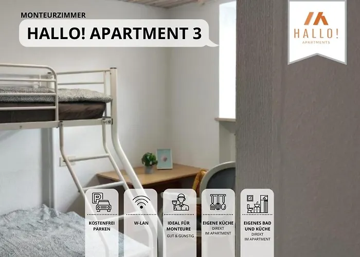 Hallo!-apartments - Ideal Fuer Geschaeftsreisende, Monteure Und Feriengaeste Bad Worishofen