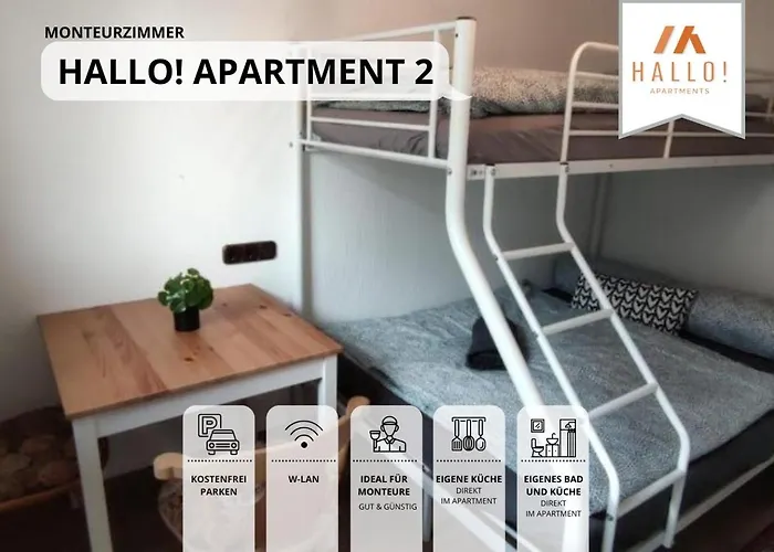 Hallo!-apartments - Ideal Fuer Geschaeftsreisende, Monteure Und Feriengaeste Bad Worishofen