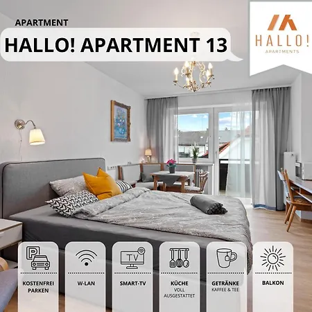 Hallo!-apartments - Ideal Fuer Geschaeftsreisende, Monteure Und Feriengaeste Lejlighed *