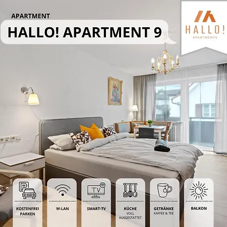 Apartman Hallo!-apartments - Ideal Fuer Geschaeftsreisende, Monteure Und Feriengaeste *