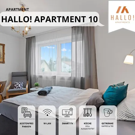 Hallo!-apartments - Ideal Fuer Geschaeftsreisende, Monteure Und Feriengaeste Lejlighed Bad Wörishofen