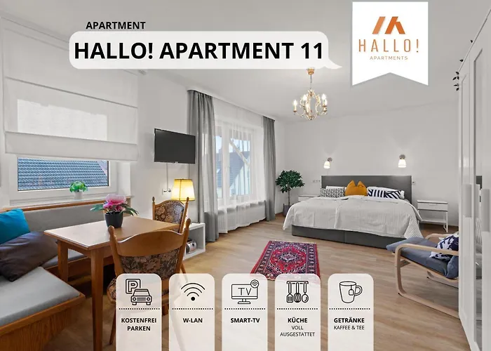 Apartman Hallo!-apartments - Ideal Fuer Geschaeftsreisende, Monteure Und Feriengaeste
